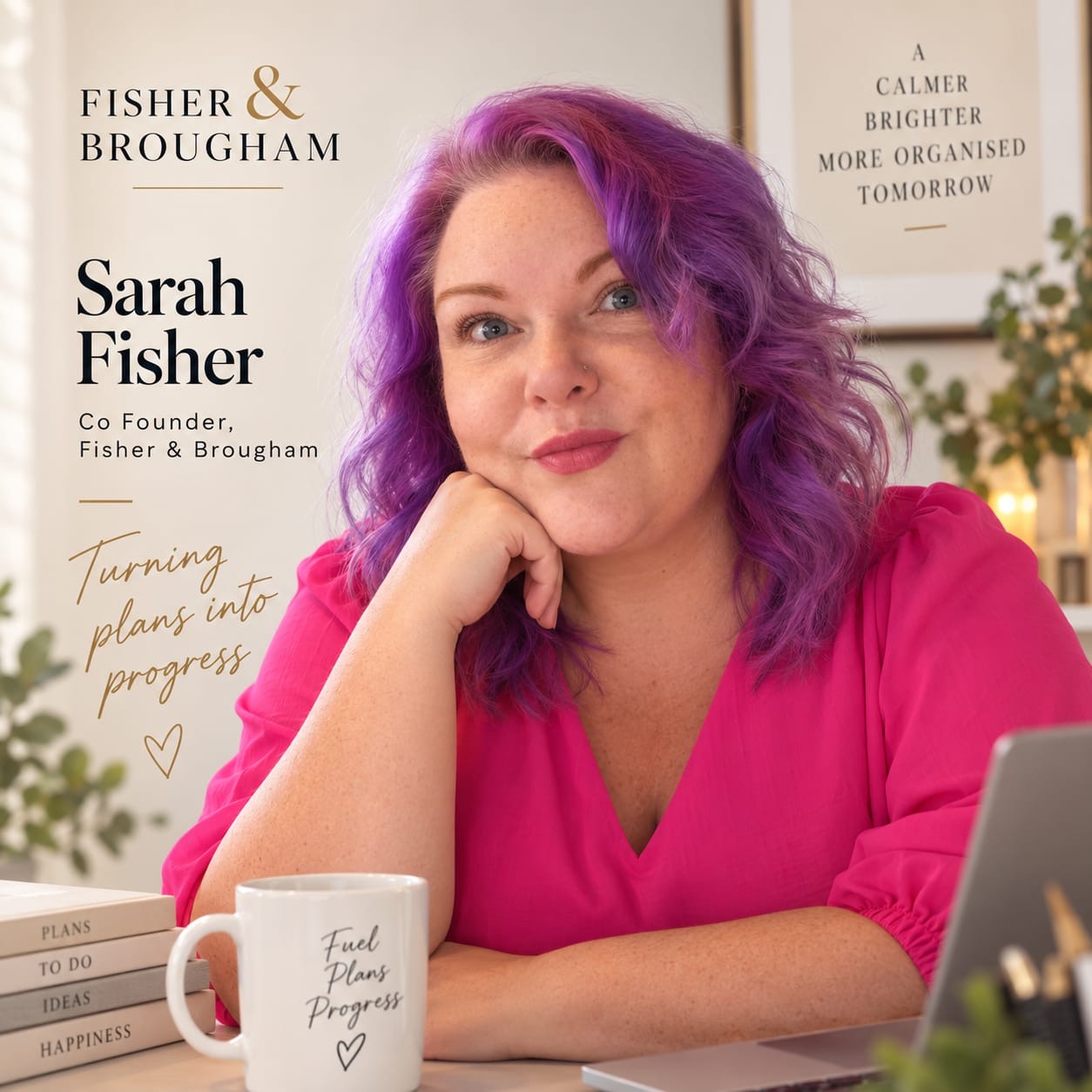 Sarah, Co Founder of Fisher & Brougham